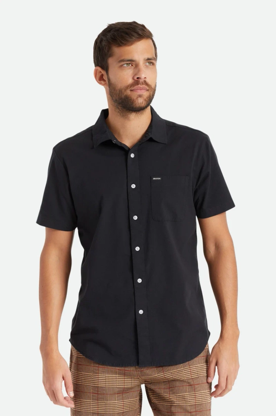 Men's Charter Oxford Woven Shirt - Black