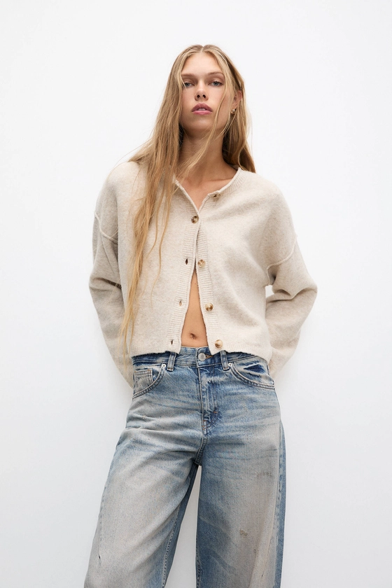 Cardigan boutons - pull&bear