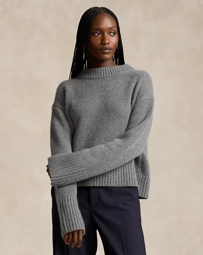 Cashmere Mockneck Sweater