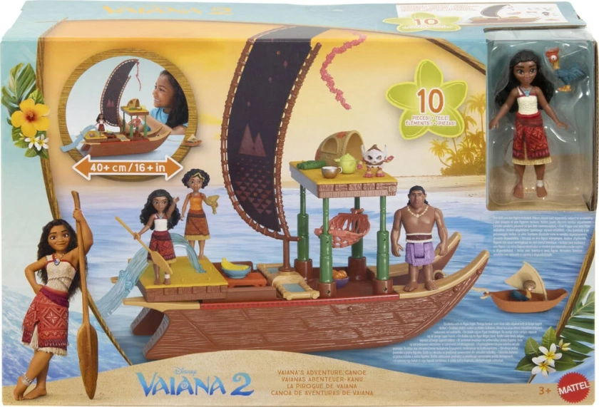 Disney vaiana - la pirogue de vaiana | poupees | jouéclub