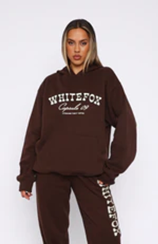 Capsule 9 Catch A Vibe Oversized Hoodie Espresso