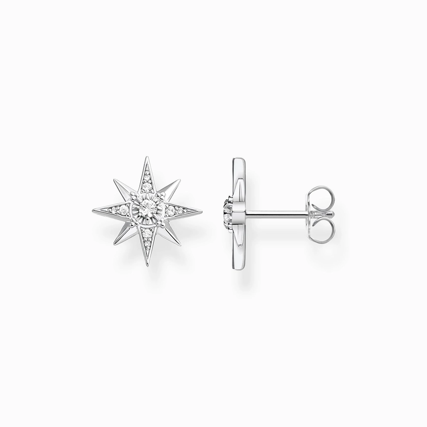 Ear studs star silver | Sterling Silver | THOMAS SABO