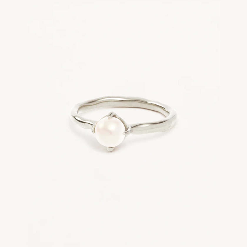 Sterling Silver Endless Grace Pearl Ring