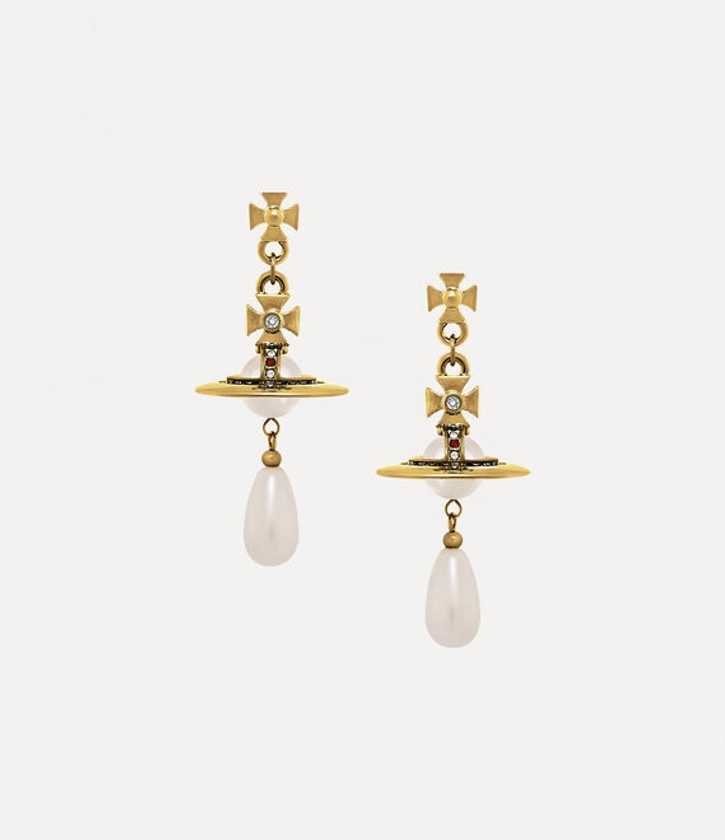 Pearl drop earrings