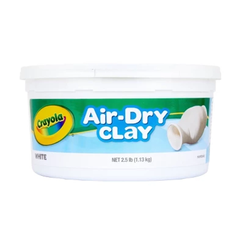 Crayola 2.5lb Air Dry Clay White