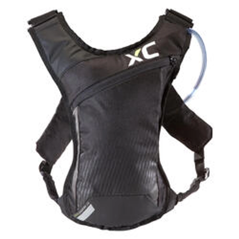 SAC À DOS HYDRATATION VTT XC LIGHT 2,5L/2L eau NOIR