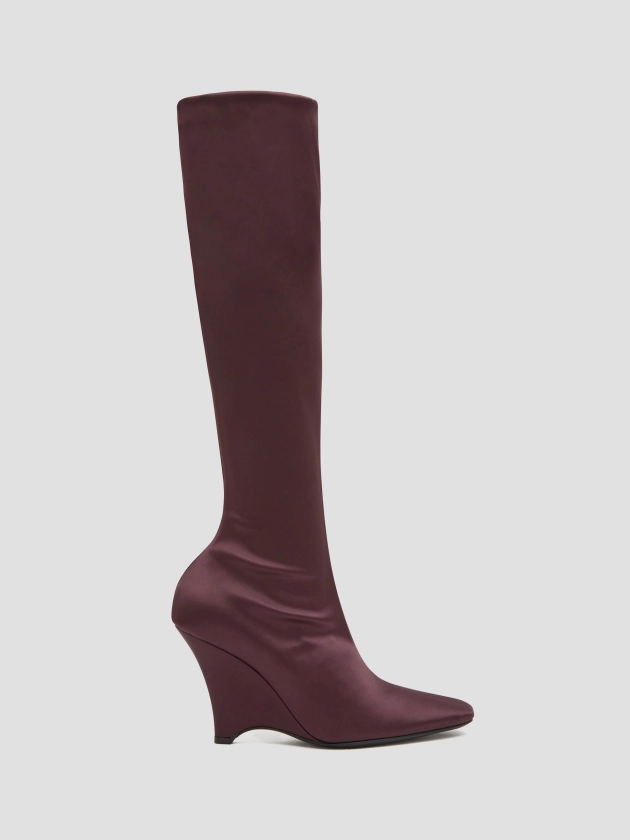 Christopher Esber | Avery Knee High Boot Mahogany