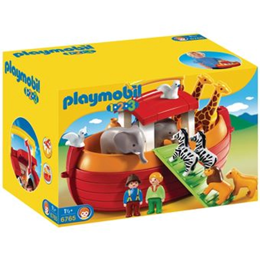 Playmobil 1.2.3 6765 Arche de Noé transportable Orange