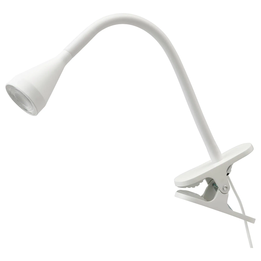 NÄVLINGE Spot à pince à LED, blanc, économie d’énergie - IKEA