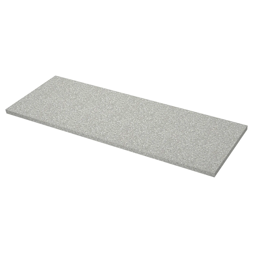 SÄLJAN light grey mineral effect, laminate, worktop, 186x3.8 cm - IKEA