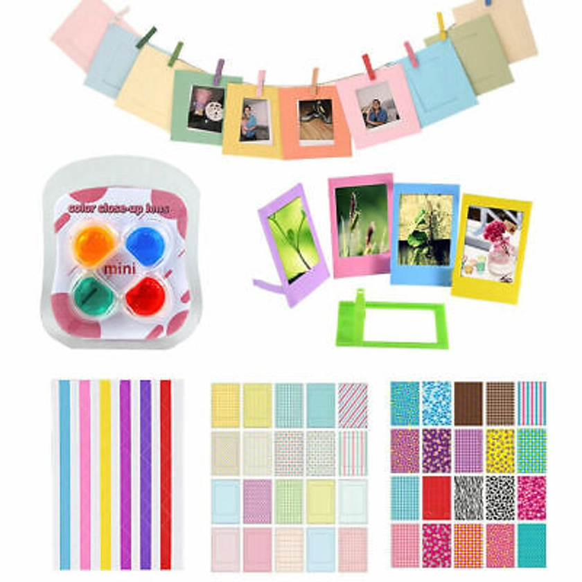 For Fujifilm Instax Mini 11 Instant Camera Stickers + Filters + Photo Frame  | eBay