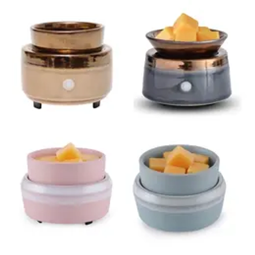 Wax Melter Warmer Candle Warmer & Candle Holder Brown Pink Blue Tan Wax Melter Warmer for Wax Melts Aroma Fragrance