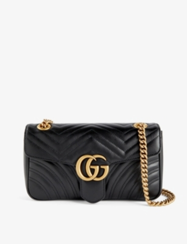 GUCCI - Marmont quilted leather shoulder bag | Selfridges.com