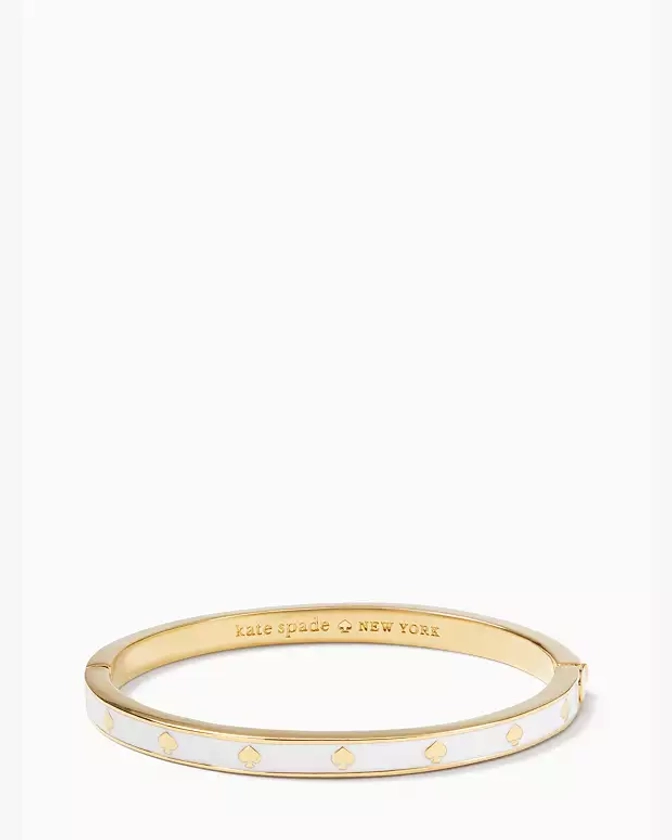 Spot The Spade Enamel Hinged Bangle | Kate Spade Outlet