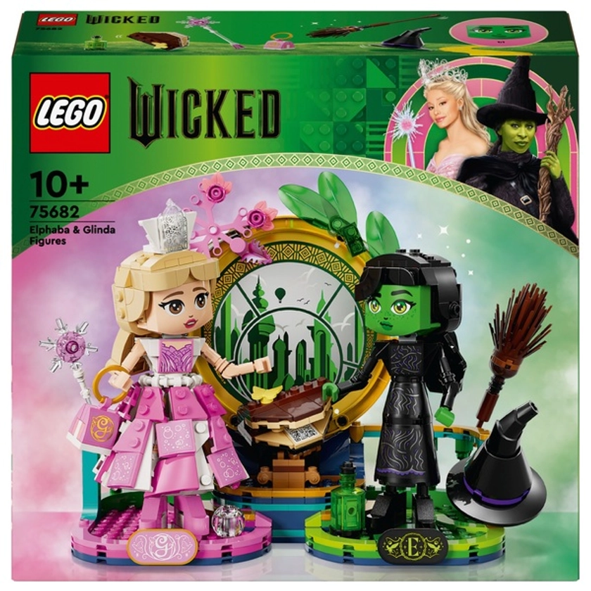 LEGO Wicked 75682 Elphaba & Glinda Figures Set | Smyths Toys UK