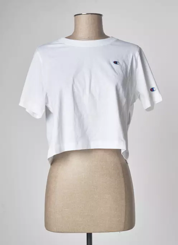 Champion Tshirts Femme de couleur blanc 2192778-blanc0 - Modz