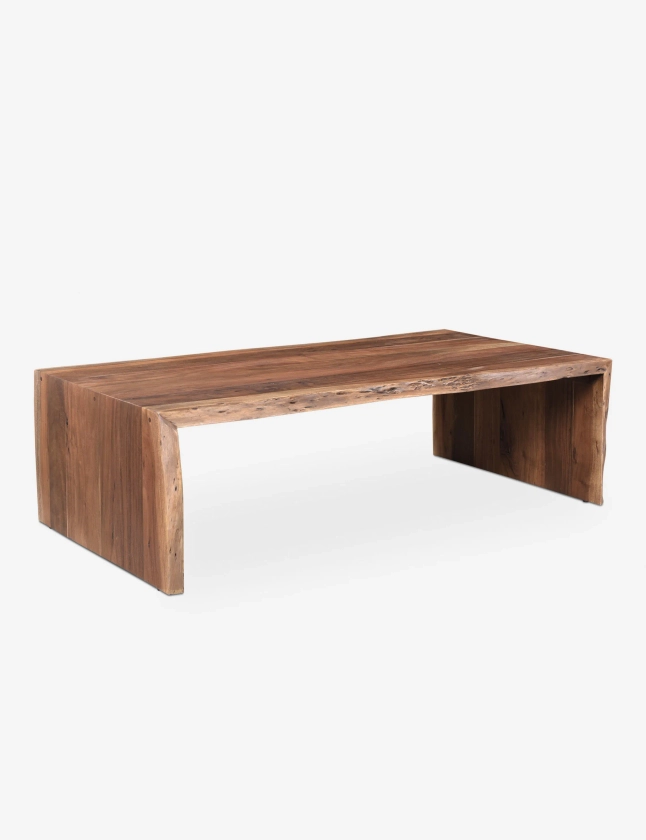 Haworth Smoked Acacia Wood Rectangular Coffee Table • Spoken