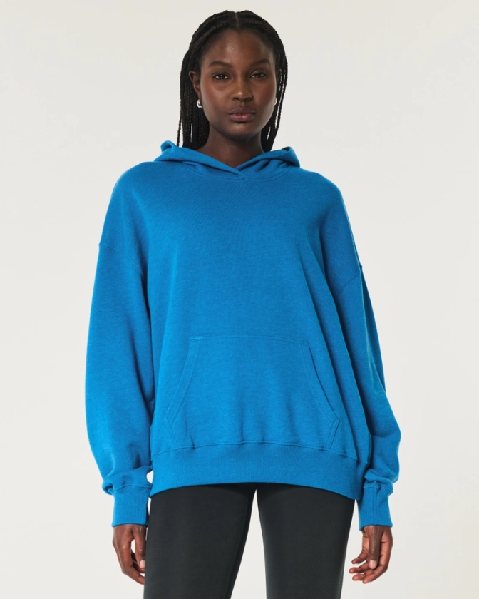 Women's Oversized Terry Hoodie | Women's Tops | HollisterCo.com