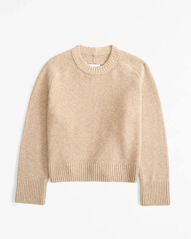 Women's The A&F Madeline Textural Crew Sweater | Women's Tops | Abercrombie.com