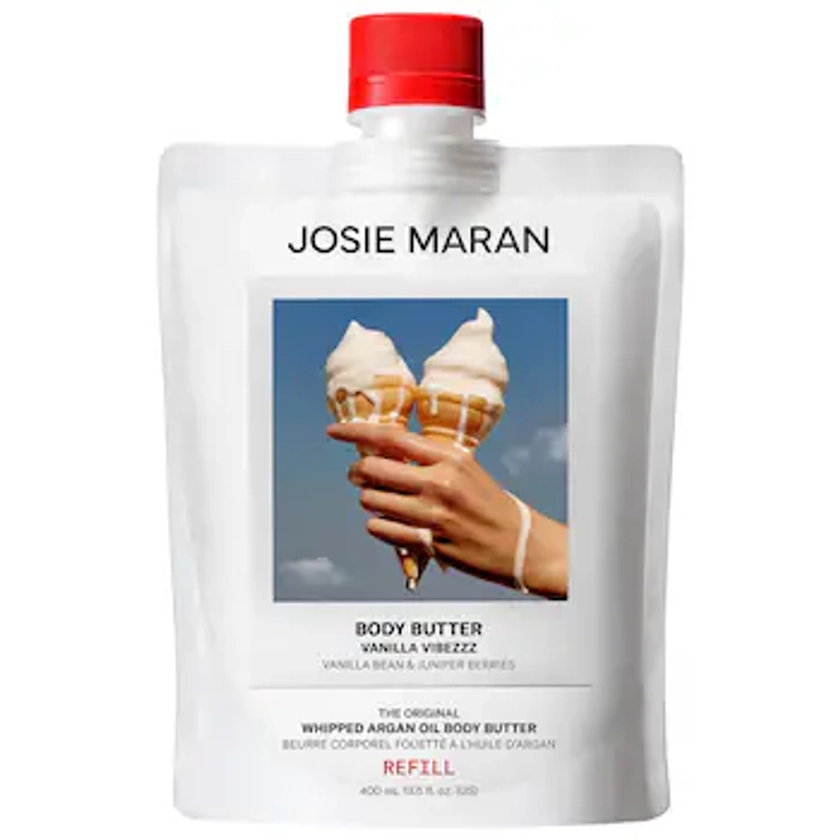 Vanilla Vibezzz - Whipped Argan Oil Refillable Firming Body Butter Jar - Josie Maran | Sephora