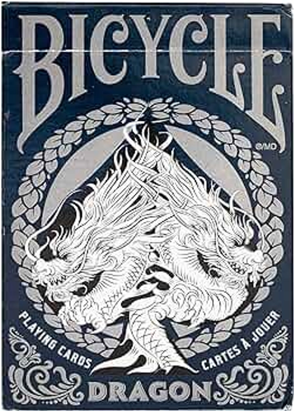 Bicycle - Jeu de 54 cartes à jouer - Collection Ultimates - Dragon - Tours de magie - A partir de 6 ans