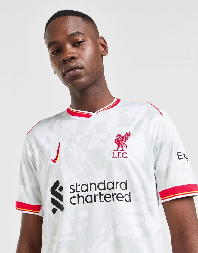 Nike Troisième Maillot Liverpool FC 2024/25 Homme Blanc- JD Sports France 