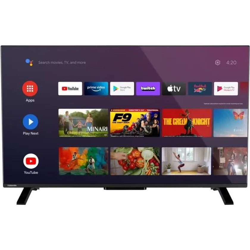 TOSHIBA 40LV2E63DG - TV LED 40'' (102 cm) - Full HD 1920x1080 - HDR10 - TV connecté Smart TV - 2xHDMI - WiFI