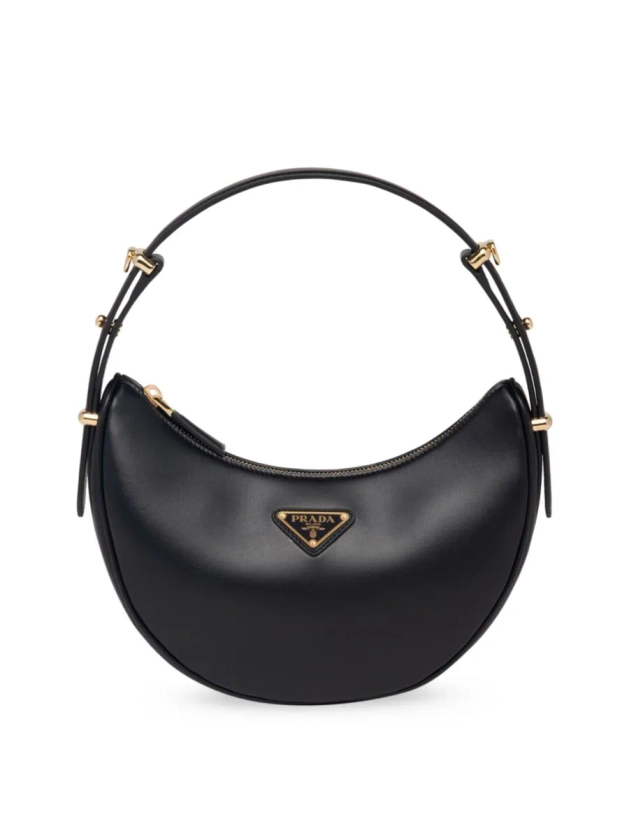 Prada Arqué Leather Shoulder Bag