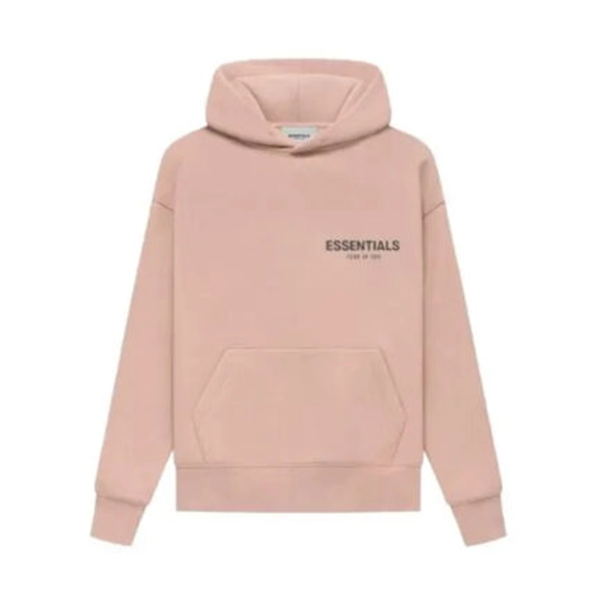 Fear of God Essentials Pullover Pink Hoodie || 50% Off