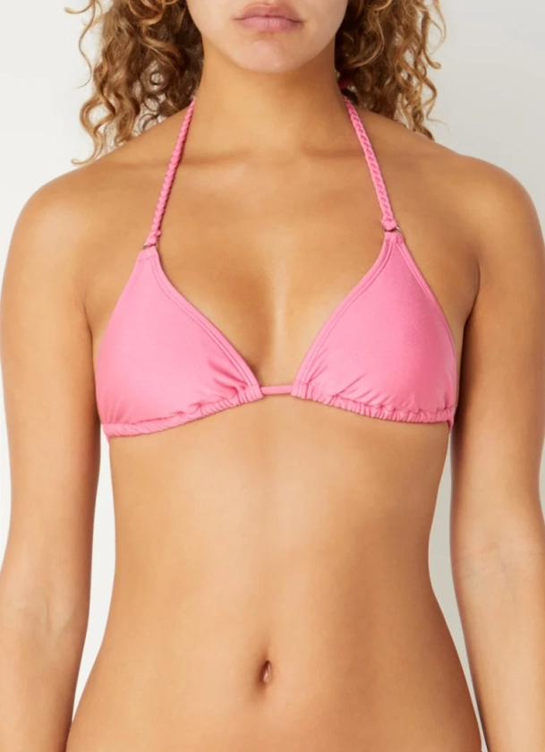 Barts Isla triangel bikinitop met uitneembare vulling • Roze • de Bijenkorf