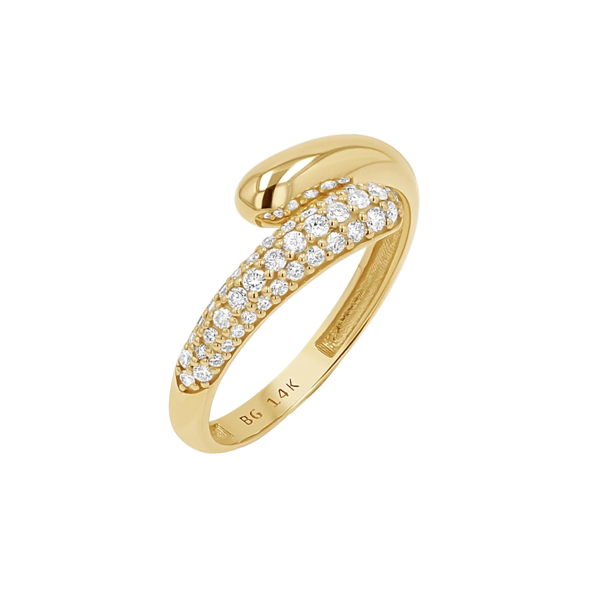 14K Gold Diamond Rendezvous Ring