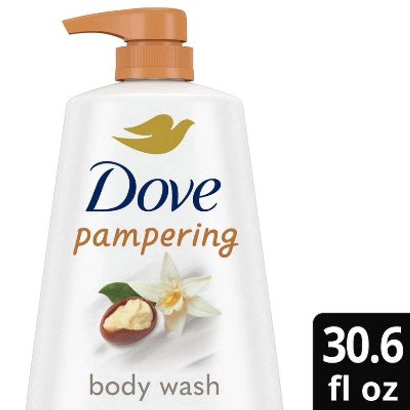 Dove Beauty Pampering Body Wash Pump - Shea Butter & Vanilla - 30.6 fl oz