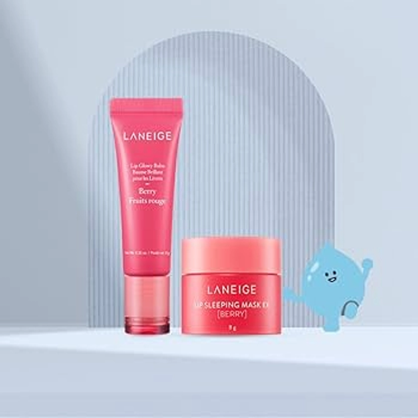 Laneige Lip Sleeping Mask EX - Berry, 8g-LANEIGE Lip Glowy Balm_Berry : Amazon.in: Beauty