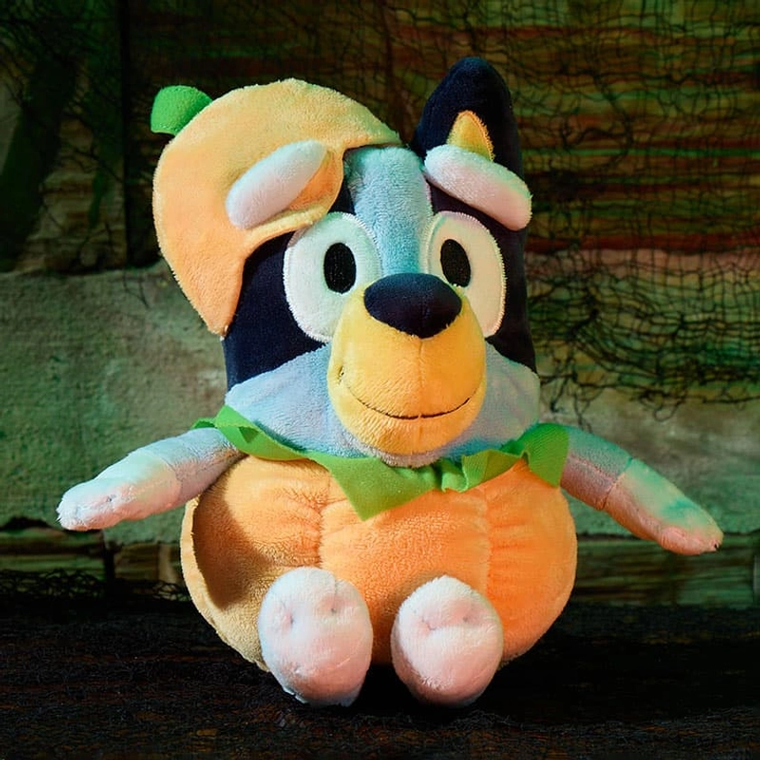 9 inch Bluey with Pumpkin Costume Plush - Cracker Barrel