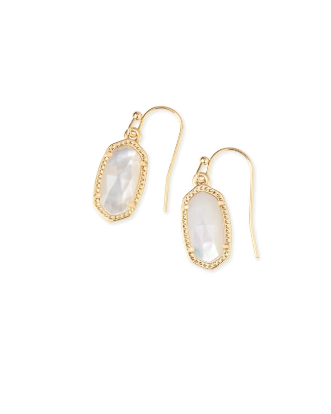 Lee Gold Drop Earrings in Ivory Mother-of-Pearl | Kendra Scott