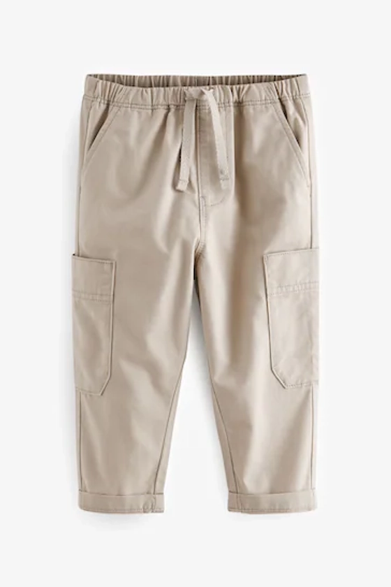 Buy Neutral Cream Side Pocket Pull-On Trousers (3mths-7yrs) from the Next UK online shop