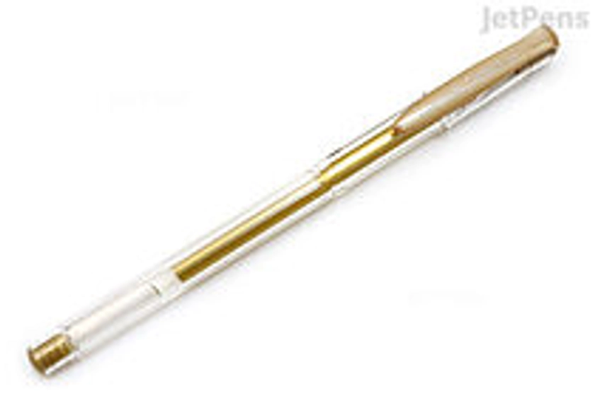 JetPens.com - Uni-ball Signo UM-100 Gel Pen - 0.8 mm - Gold