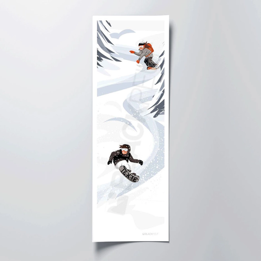 AFFICHE PANORAMIQUE COMBO SNOW