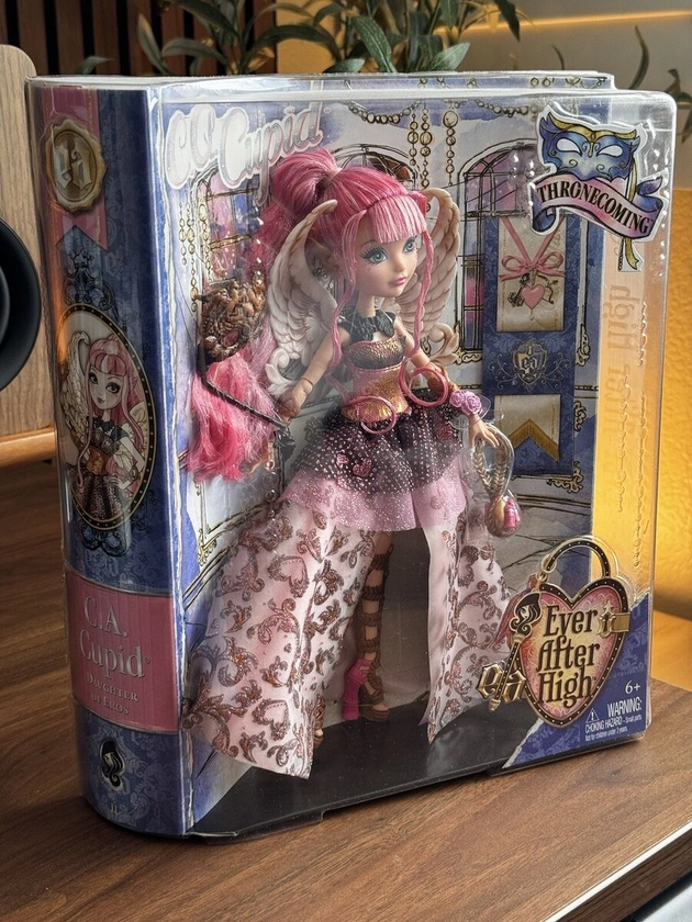 EVER AFTER HIGH THRONECOMING C.A. CUPID "Daughter of Eros" Doll New in Box Rare