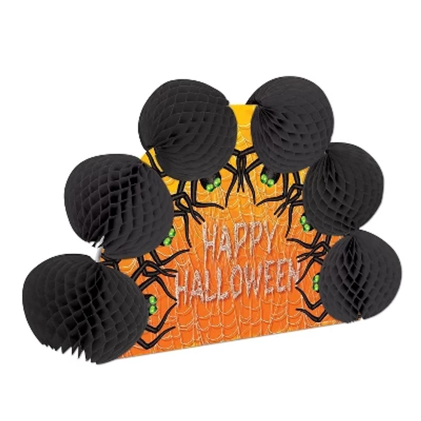 Beistle 10" Halloween Spiders Pop-Over Centerpiece 4/Pack 00654