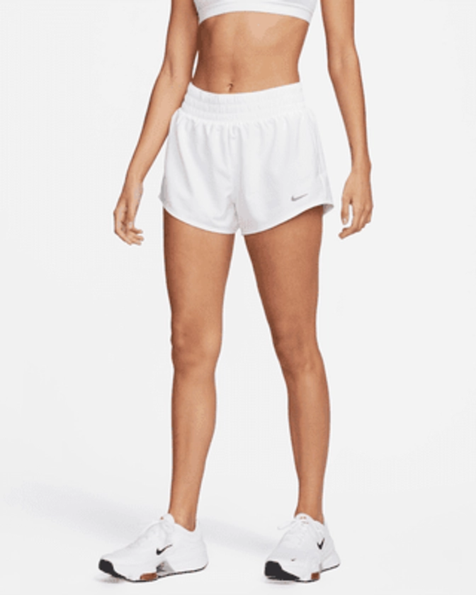 Nike One Women's Dri-FIT Mid-Rise 3" Brief-Lined Shorts