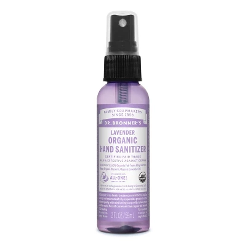 Dr. Bronner's Lavender Hand Sanitizer - 2 fl oz