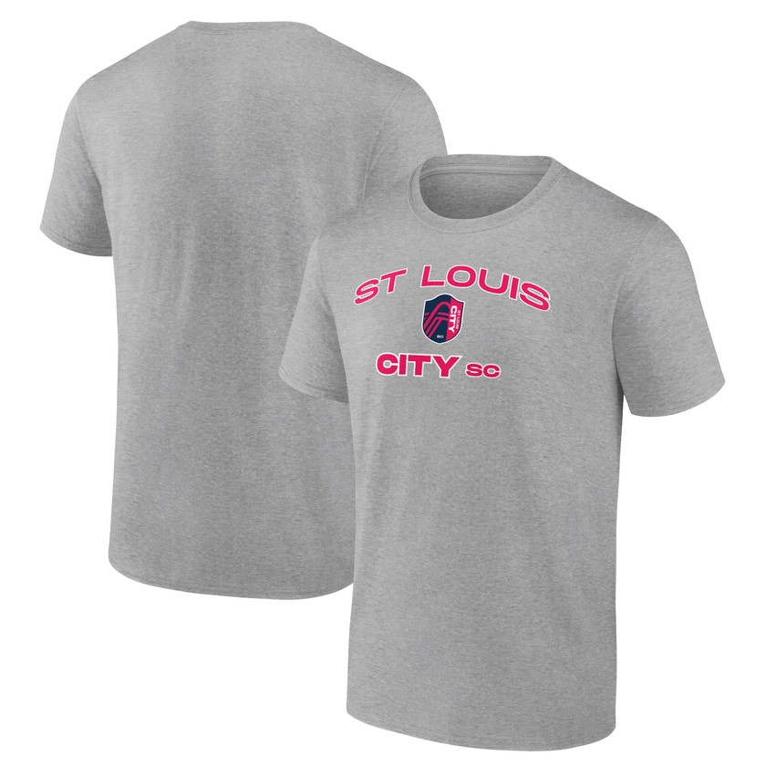 St. Louis City SC Heart and Soul T-Shirt - Heather Gray