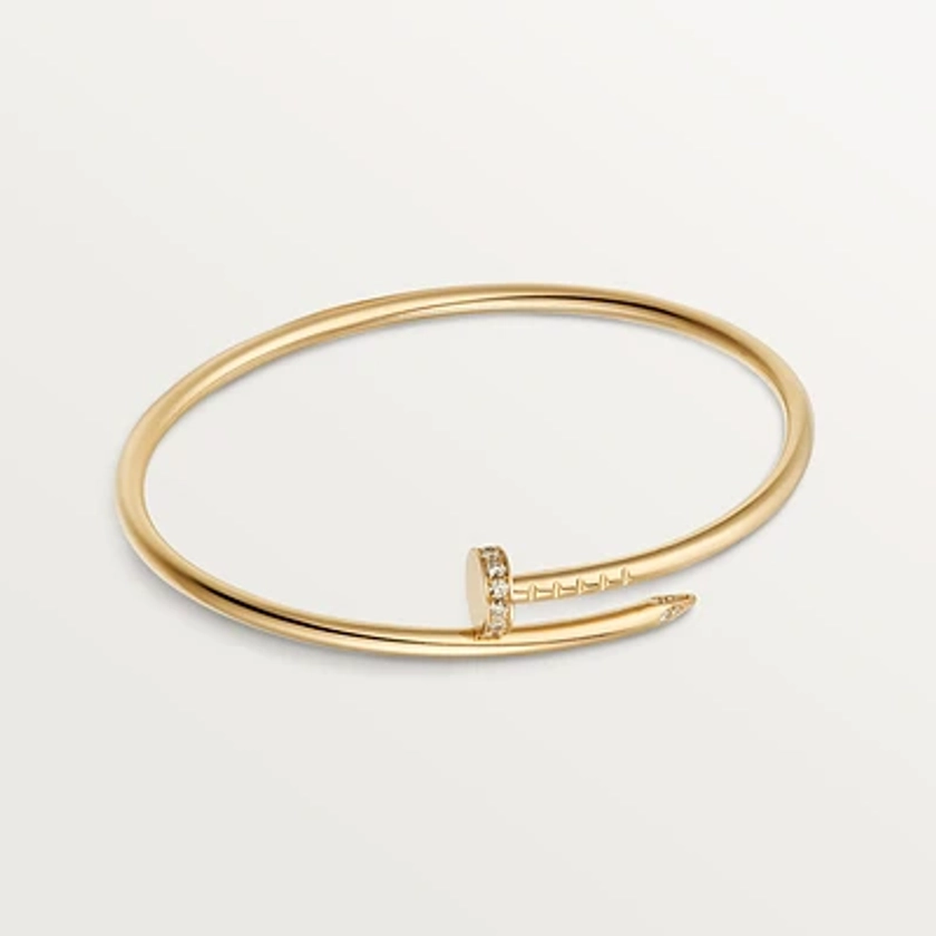 CRB6066117 - Juste un Clou bracelet, small model - Yellow gold, diamonds - Cartier
