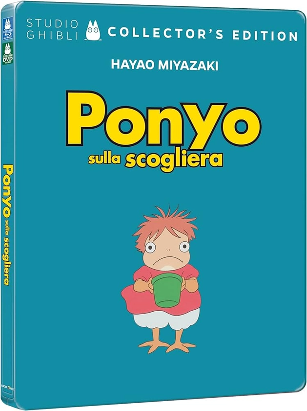 Ponyo Sulla Scogliera (Steelbook Blu-ray + DVD)