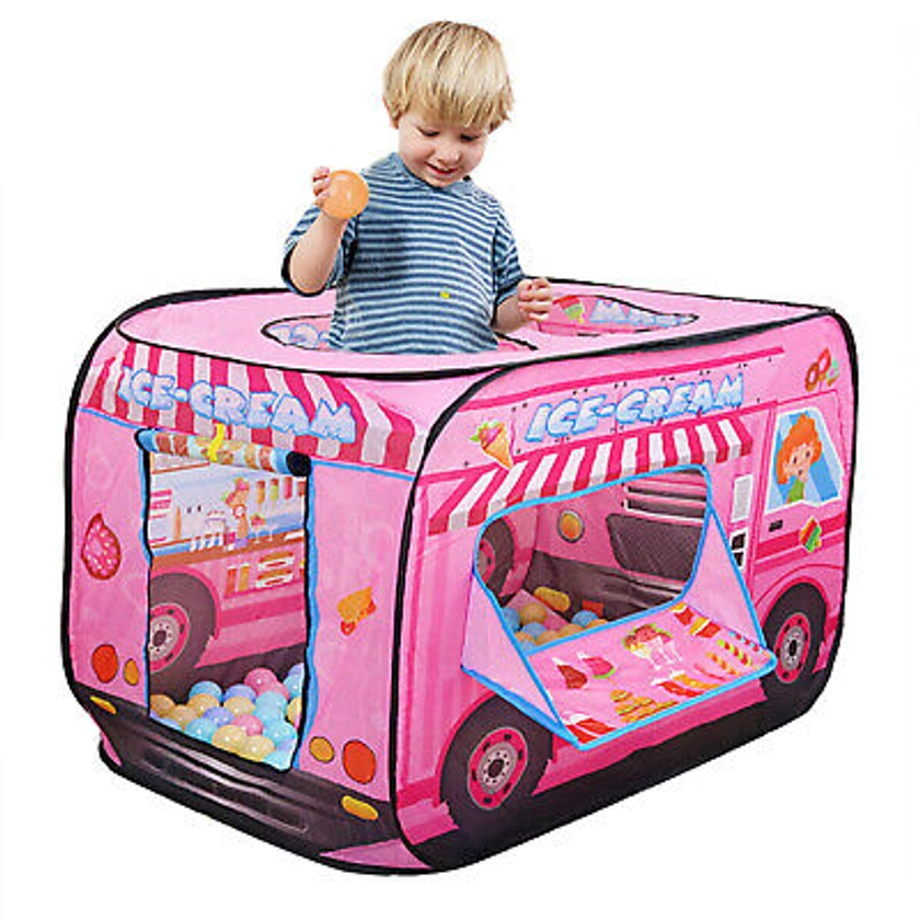 Kids Pop-up Play Tent Ice Cream Truck.Playhouse Indoor/Outdoor Playhouse Gift/ | eBay