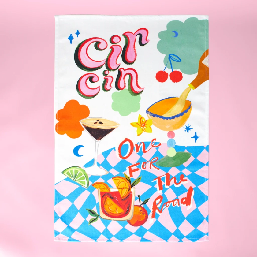 Cin Cin Tea Towel