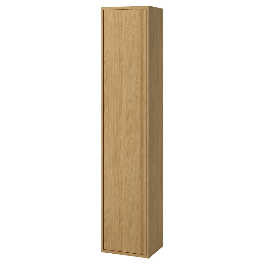 ÄNGSJÖN colonne avec porte, motif chêne, 40x35x195 cm - IKEA