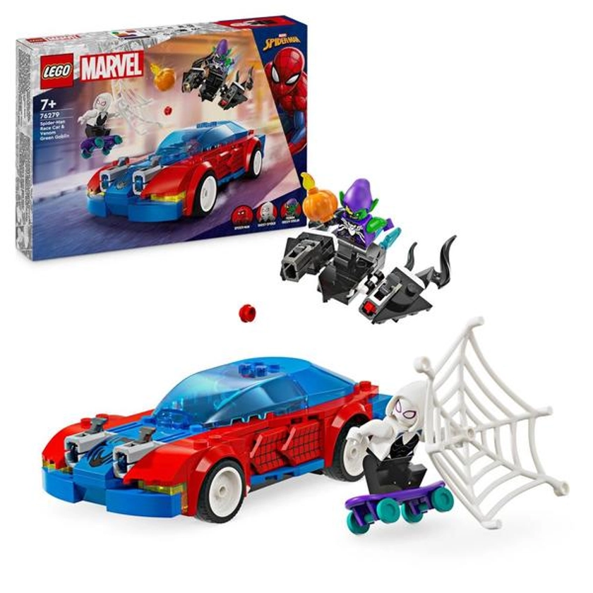 76279 - LEGO® Marvel - La Voiture de Course de Spider-Man contre le Bouffon Vert Venomisé