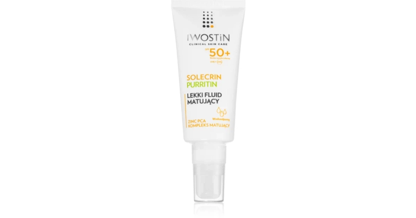 Iwostin Solecrin fluide matifiant pour peaux grasses sujettes à l'acné | notino.fr